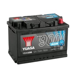 Аккумулятор Yuasa YBX 9000 AGM Start Stop 70Ah R+ 760A